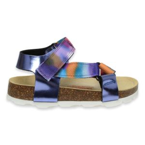 صندل اورجینال برند Superfit مدل Fussbettpantoffel Lila Çocuk Sandalet کد 816141111