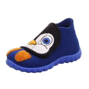 دمپایی روفرشی اورجینال برند Superfit مدل Çocuk Keçe Panduf Penguen کد 327919208