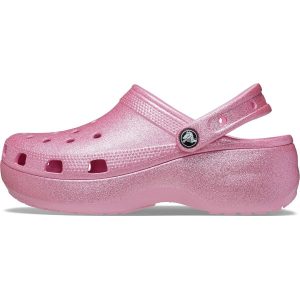 صندل اورجینال برند Crocs مدل Classic Platform Glitter Clog کد 837370651