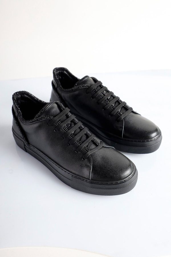 کتونی اورجینال برند Su shoe boutique مدل Hakiki Deri Taşlı Sneaker کد 857612259 - Image 2