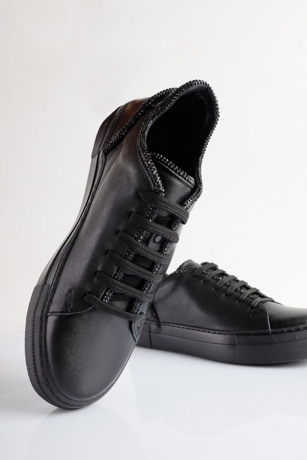 کتونی اورجینال برند Su shoe boutique مدل Hakiki Deri Taşlı Sneaker کد 857612259 - Image 3