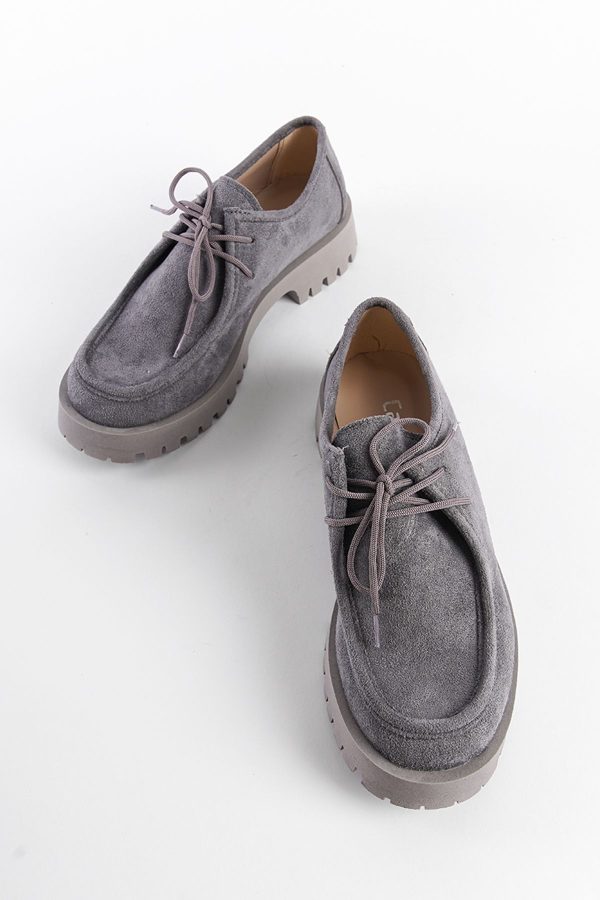 کالج اورجینال برند Capone outfitters مدل Trak Tabanlı Süet Kadın Loafer کد 848125232 - Image 3