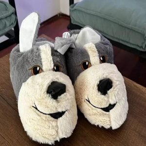 دمپایی روفرشی اورجینال برند Umt terlik مدل Unisex Köpek Peluş Panduf کد 189431142