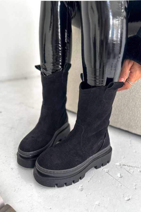 بوت اورجینال برند Shoebutik مدل Süet Bot کد 771880377 - Image 4